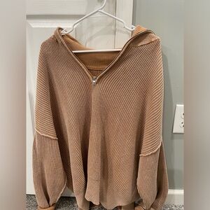 Aerie half zip sweater
